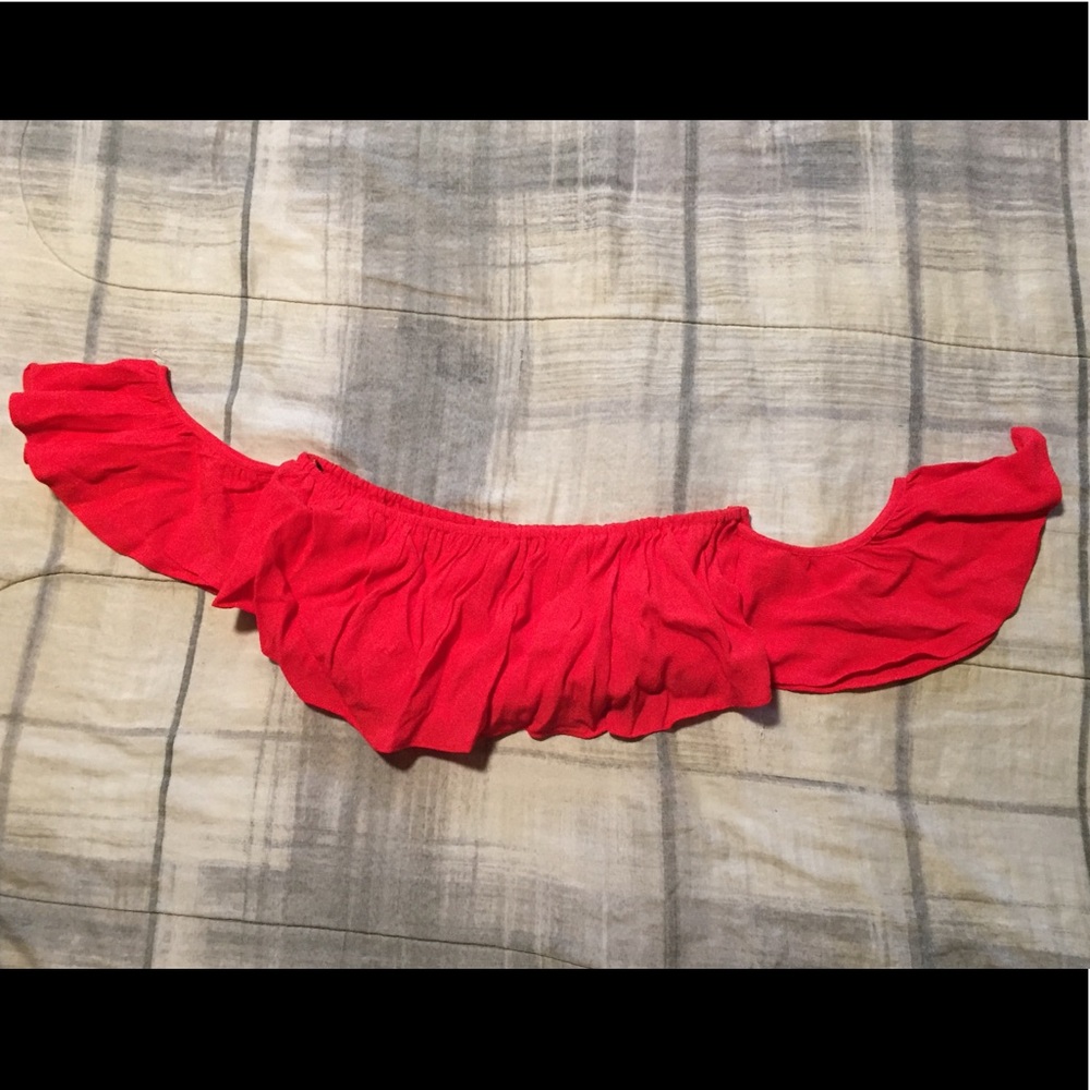Strapless Crop Top
